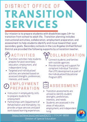 Transition Services flyer English_Spanish